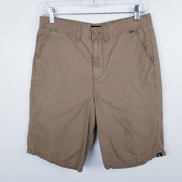 Vans Other - Vans Off the Wall Boy's Khaki Tan Shorts
